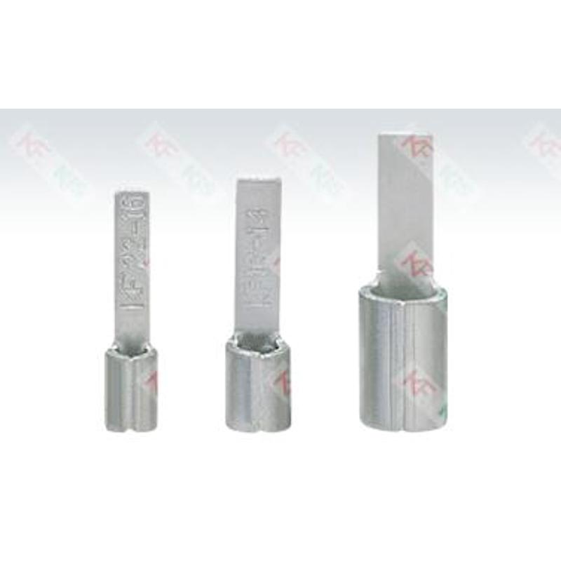 KF DBN1.25-10冷压片形裸端头插片接线端子0.5-16mm2加厚国标紫铜