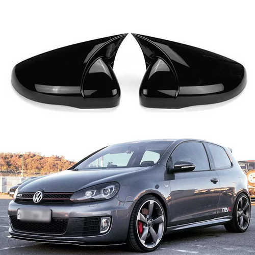 适用于09-13款大众高尔夫 6 MK6 GTI GTD 牛角粘贴后视镜盖倒车镜