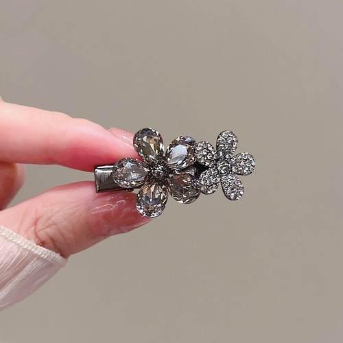 韩国复古高级感水晶镶钻发夹