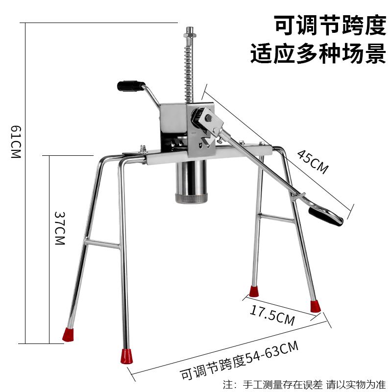 面条机家用手动饸饹机不锈钢手工压河洛小型商用老式压面机制面机