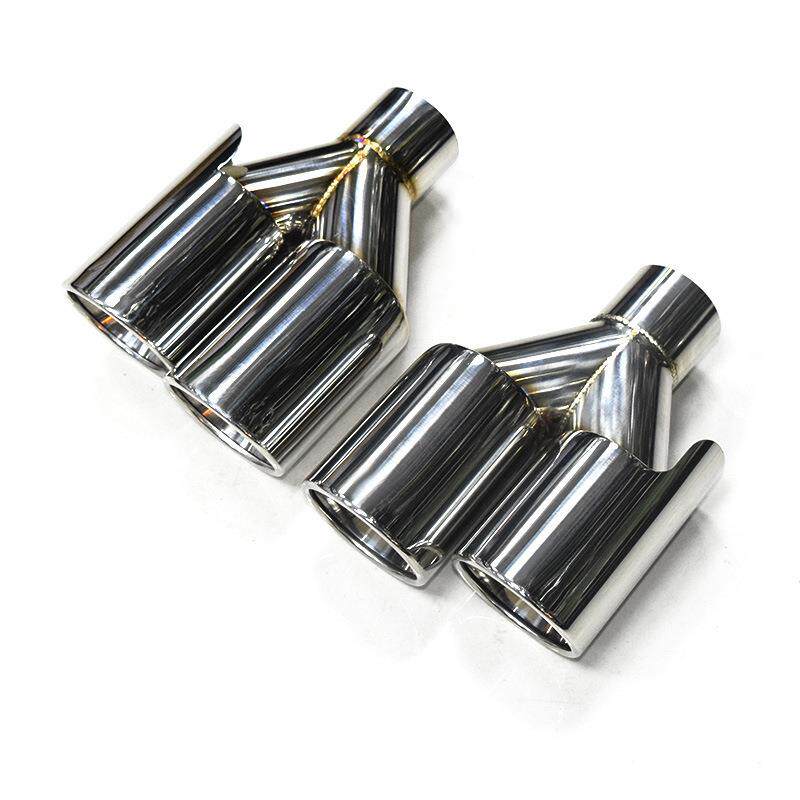 适用于宝马尾喉3系4系5系6系X1X3X4改装排气管M标不锈钢尾嘴装饰