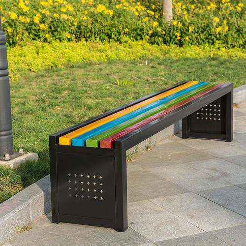 公园椅户外园林休息椅长凳广场长条凳浴室换鞋凳休闲无靠背公园椅