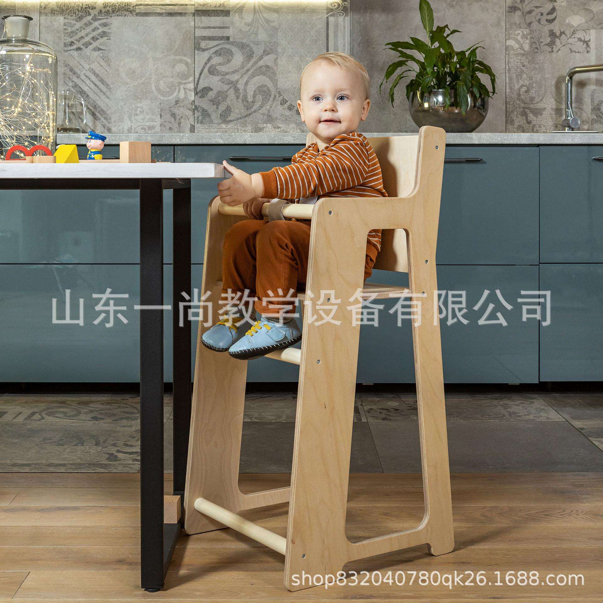 儿童餐椅宝宝吃饭桌婴儿家用便携多功能实木座椅凳安全吃饭餐椅