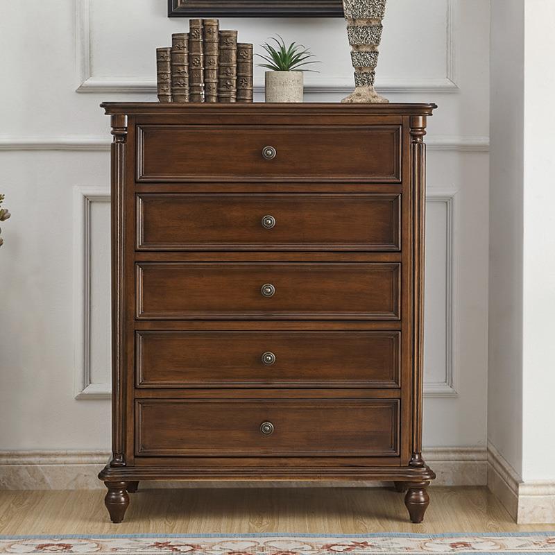 爆美式全实木斗柜卧室多层款抽储屉物柜柜DG-002 收纳柜装饰客厅