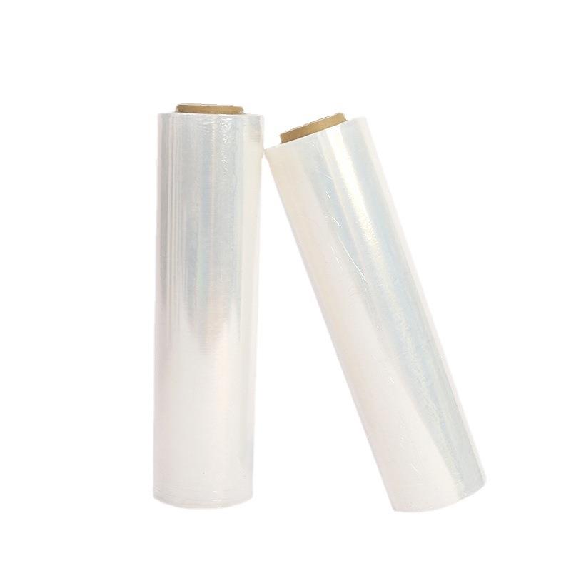 拉伸缠绕膜50cm透明塑料薄膜打包膜工业保鲜PE膜高强度超薄防水