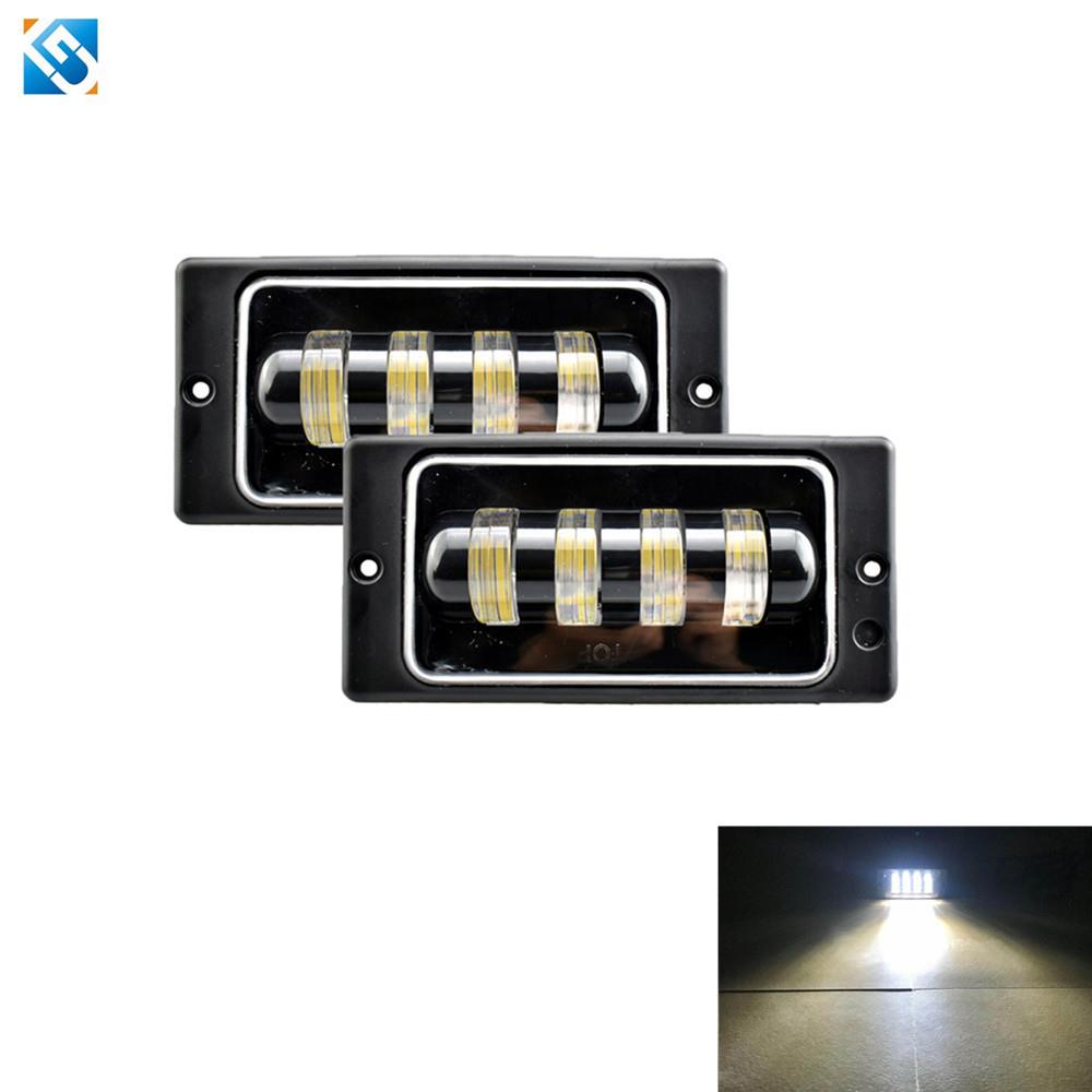 汽车LED工作灯 牧马人前照灯 适用LADA汽车2110-2117雾灯卡车车灯