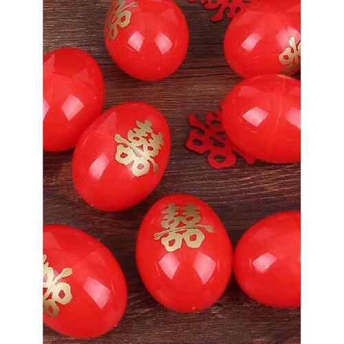 著墨新品结婚鸡蛋壳子婚庆用品喜