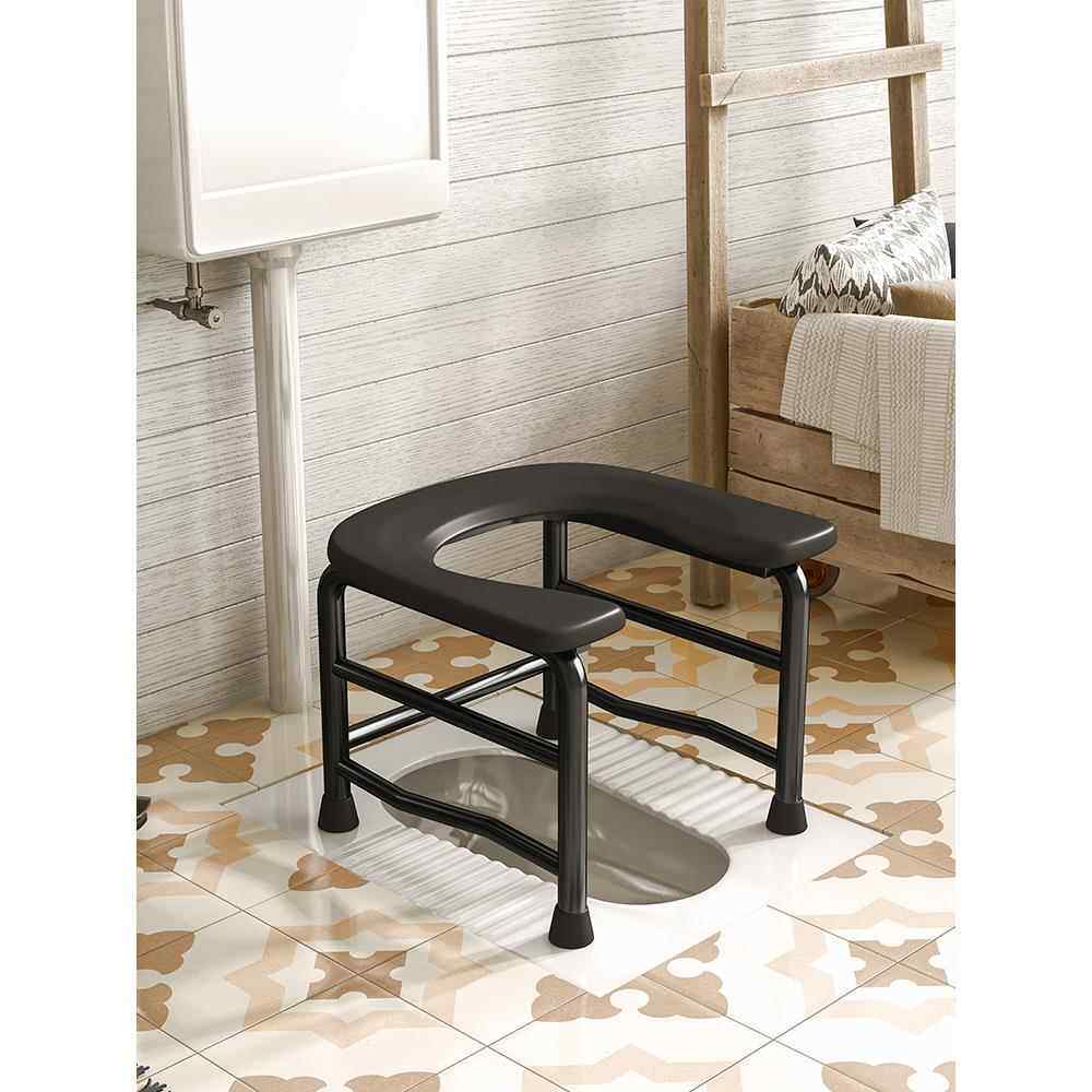 老人坐便器马桶椅子家用防滑坐便椅家用坐便器加厚孕妇马桶蹲便凳