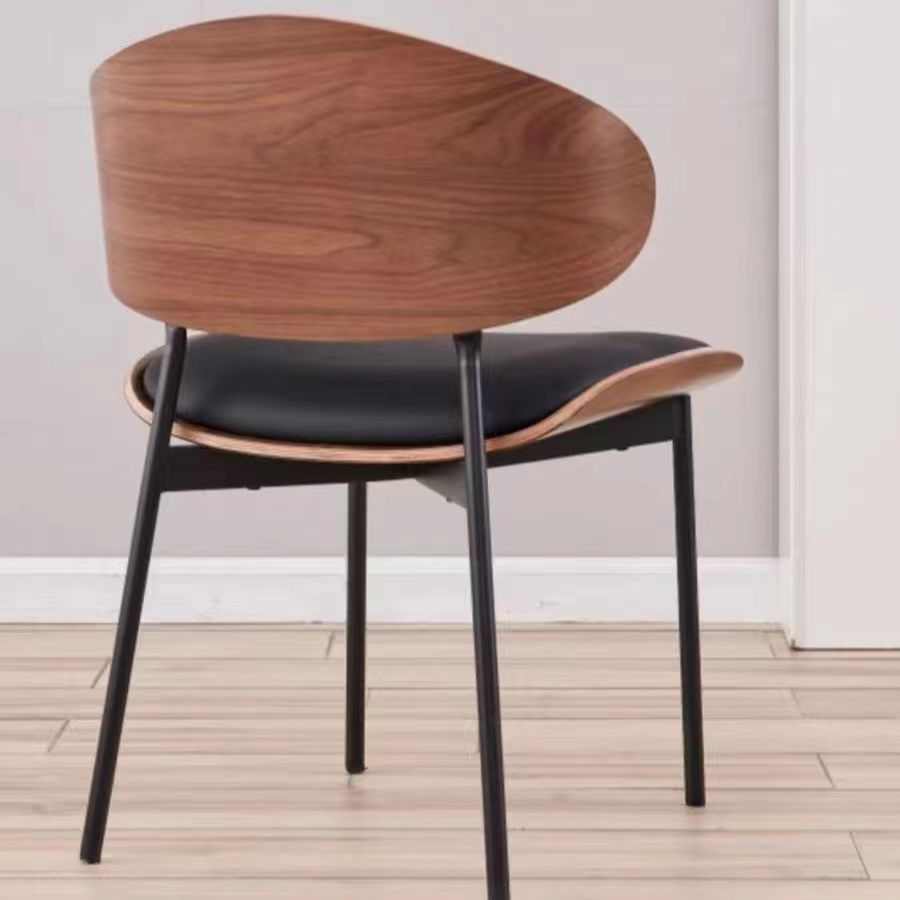 椅子椅设计师北欧实木式餐椅厂家直销吃饭意复古简约现代家用洽谈