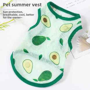 狗衣服夏天薄可爱透气背心小尺寸的狗柯基比雄波美拉尼亚宠物猫防