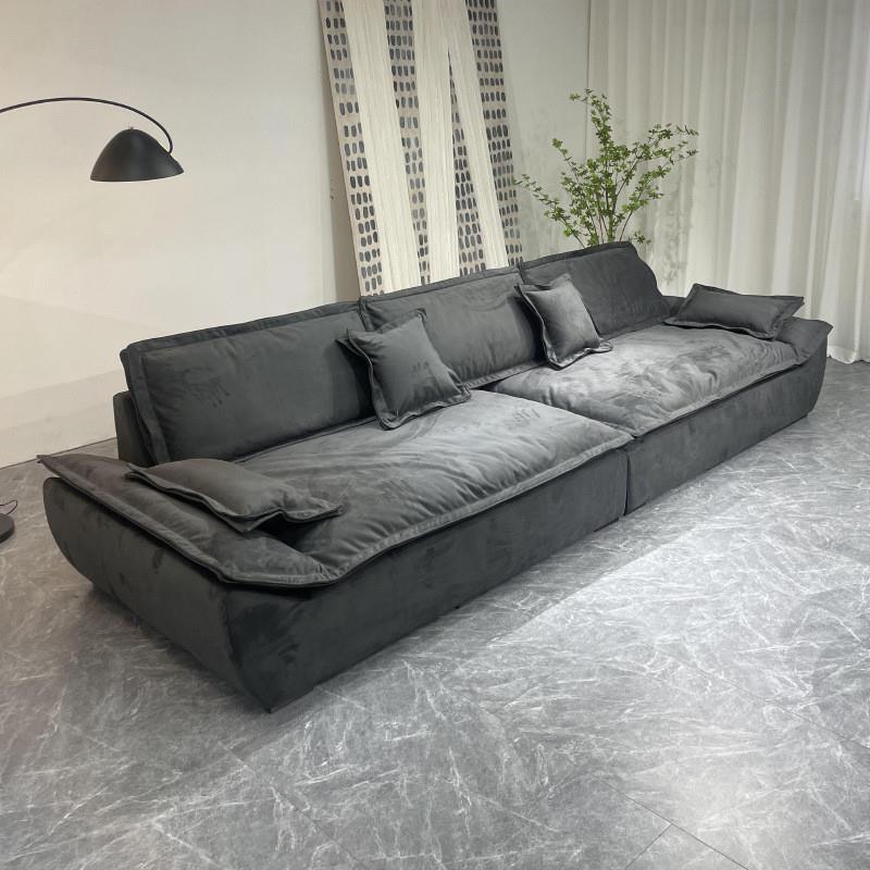 云朵301#厅布艺发客意极简小户型奶沙油风网红款直排帆船科技布式