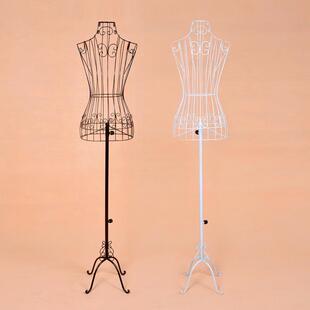 欧女式 架全身半身挂衣618展架衣服示 铁艺模特架女具婚纱拍摄服装