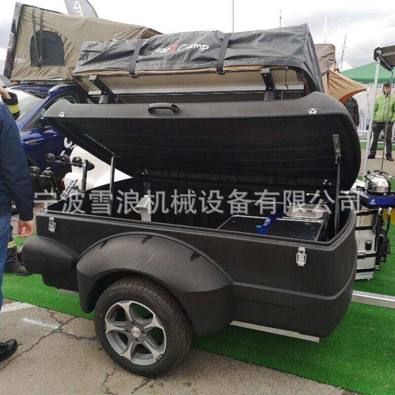 雪浪旅行露营 塑料拖车 可搭载弹出式帐篷卡车拖车轻型拖挂工具车