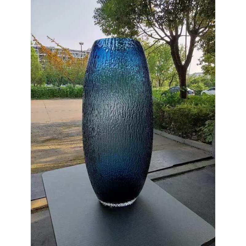 菩提花瓶水培富贵竹马醉木吊钟家居饭厅插花摆件特大号落地玻璃