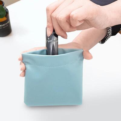 Automatic Open and Close Cosmetic Storage Bag, Key Coin Purs