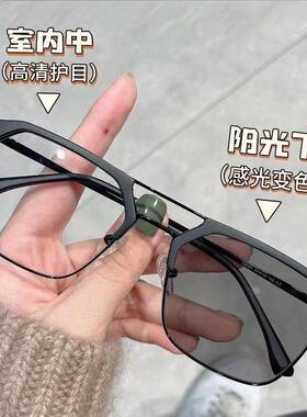 日夜两用变色眼镜驾驶偏光太阳镜男士夜视镜开车专用眼睛太阳眼镜