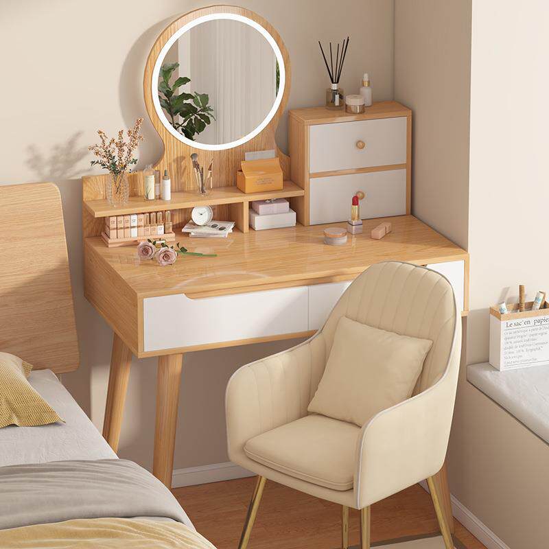 梳妆台现代简约卧室化妆桌化妆台小户型2026年新款出租屋梳妆桌子