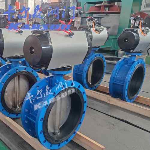 D641X-16Q开关快速切断粉尘气球墨铸铁dn150 法兰气动蝶阀