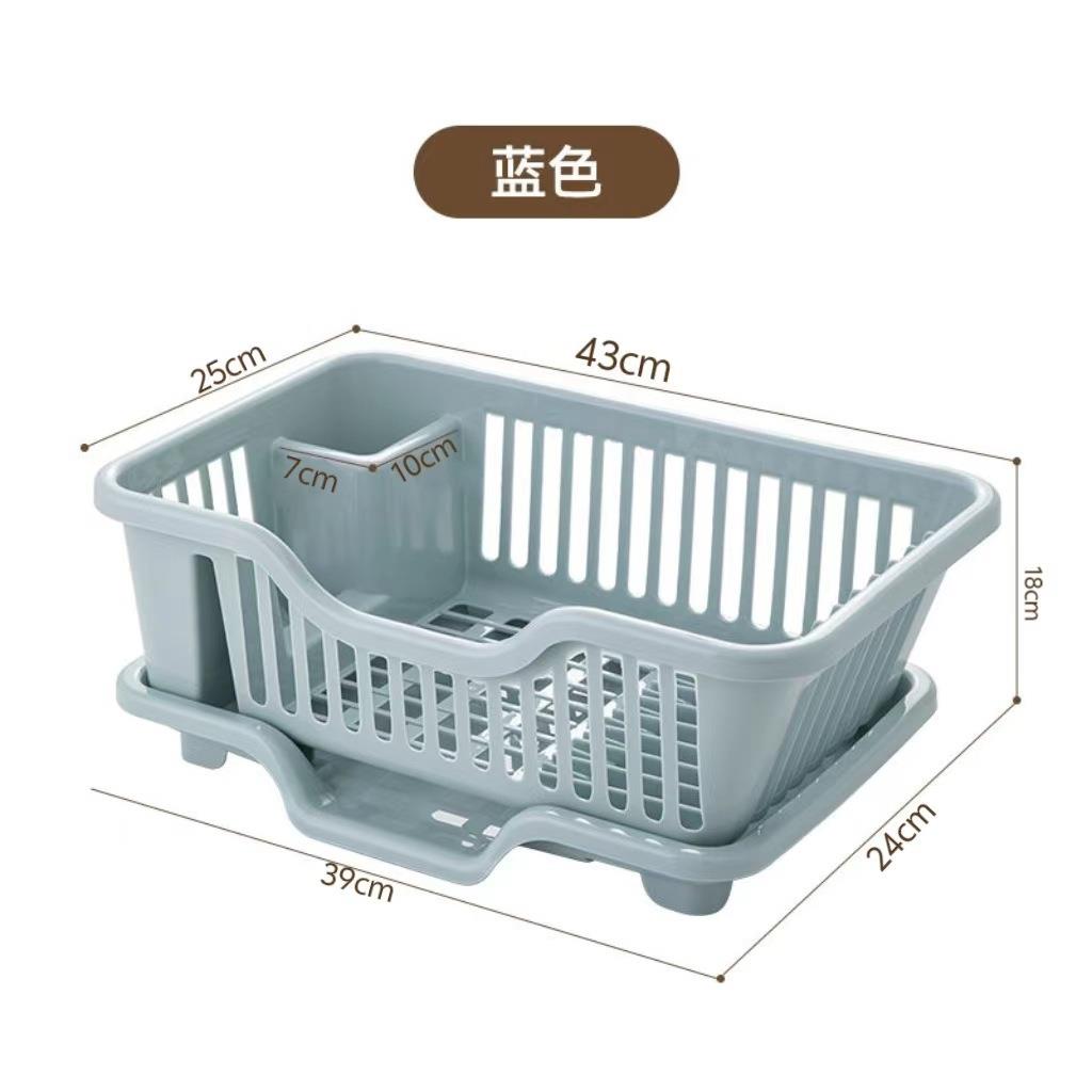 厨房沥水碗架大号碗碟纳架用家放6464碗收纳箱置收物架碗筷沥篮水