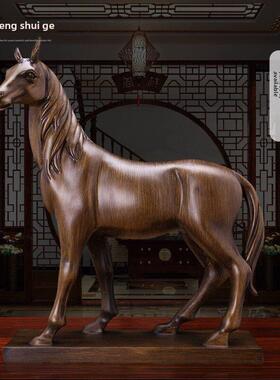 前程似锦招财马摆件办公室桌面博古架装饰品乔迁公司店铺开业礼品