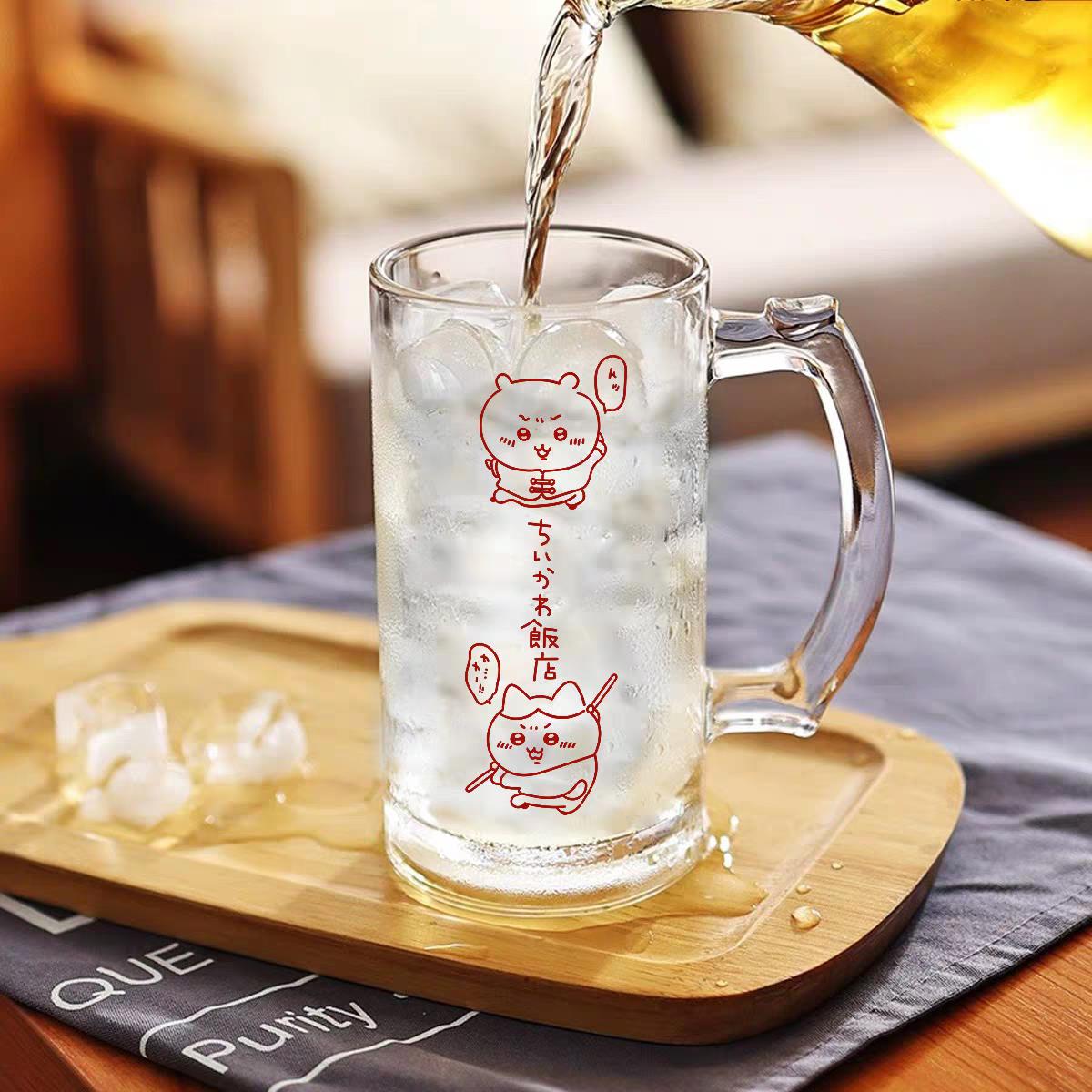 千川中餐厅系列啤酒杯、果汁杯、水杯、大容量生啤杯印刷
