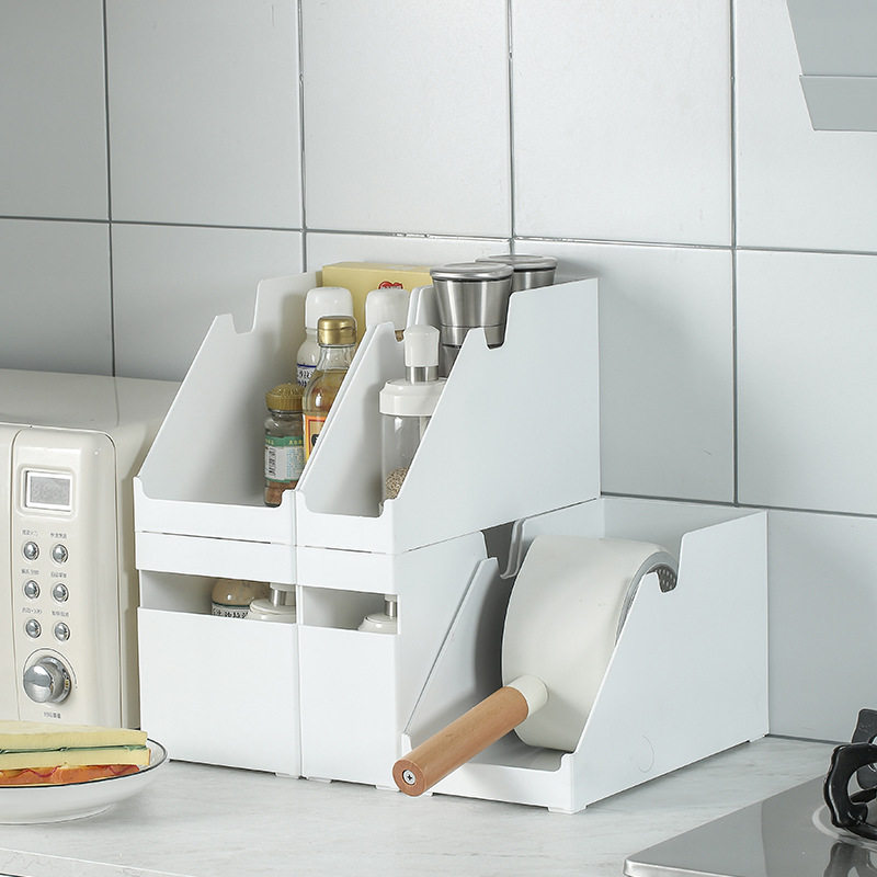 艾森卡斜口日式收纳盒塑料厨房水果蔬菜收纳筐桌面文件整理收纳盒,居家布艺,收纳盒,淘宝优惠券,粉丝福利购,淘宝优惠卷