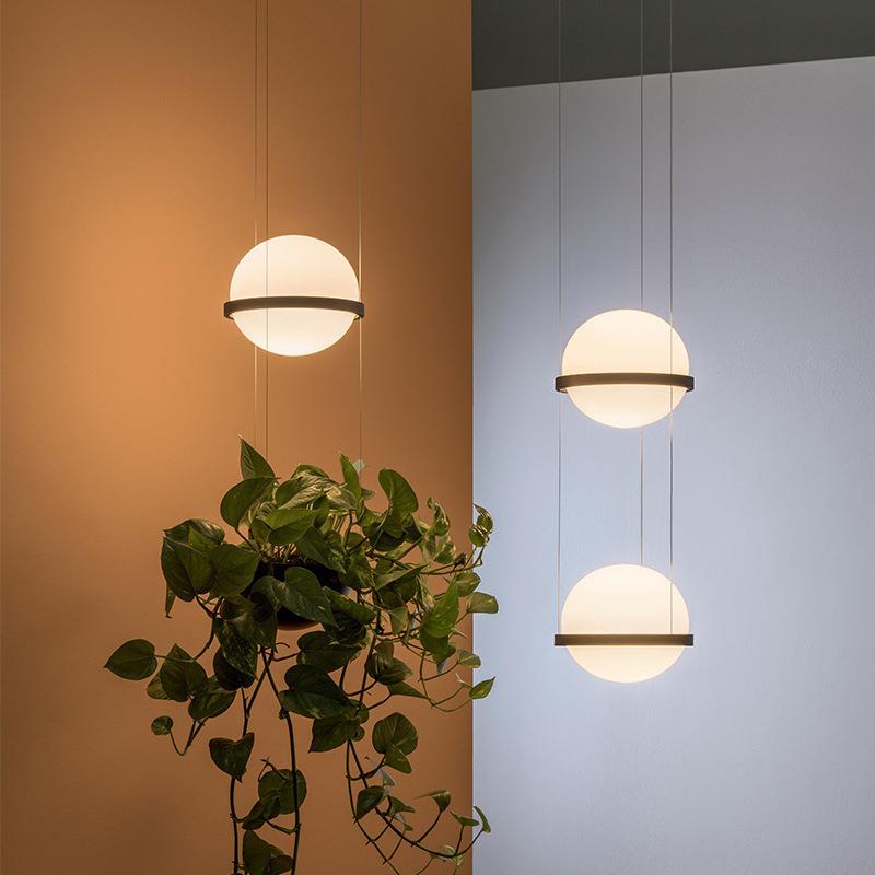 沐青美式铁艺吊灯橱窗创意吧台艺术简约楼梯灯植物北欧田园餐厅灯