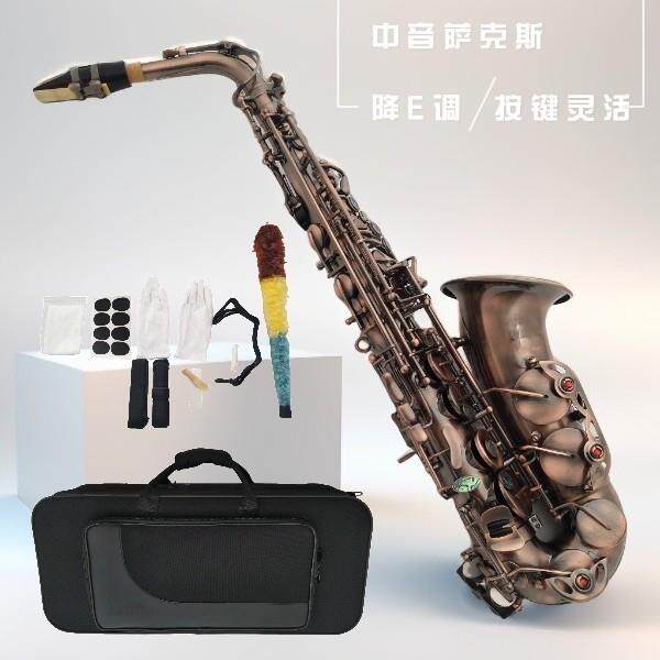 宫泽风高级仿古中音降E萨克斯专业萨克斯管SAX专业演奏乐队初学