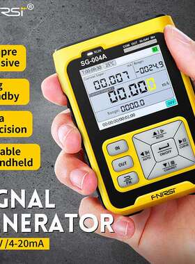 FNIRSI多功能信号发生器4-20ma模拟量电流压热电偶电阻过程校验仪