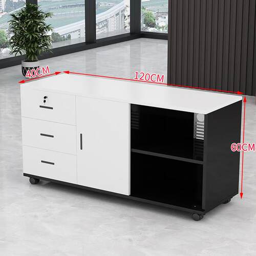 办公室落地矮柜收纳柜文件柜简约现代桌下收纳柜置物柜边柜资料柜