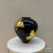 新中FT0创意手工贴金式 品箔陶瓷陈样设饰摆件板房间酒店办公室玄