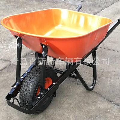 美洲澳洲深斗大斗独轮手推车 WB8614 园林农场手推工具车