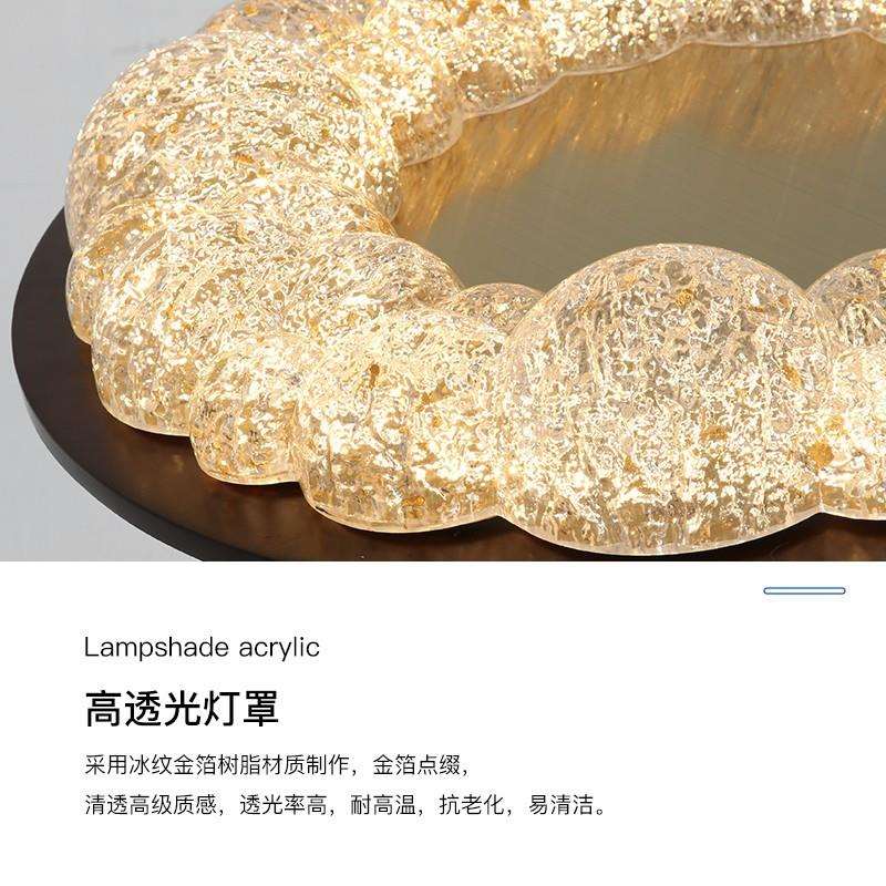 卧室灯新款轻奢树脂吸顶灯全光谱护眼现代简约主卧书房中山灯具