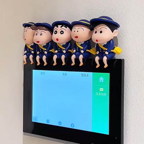 【新家的100个快递】可视门铃装饰入户电话显示屏diy客厅玄关摆件
