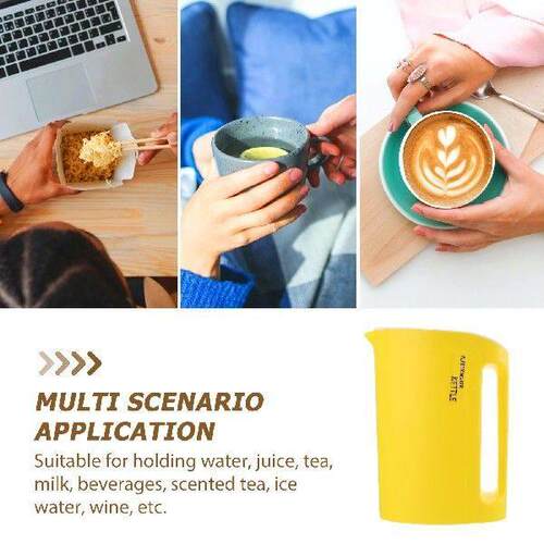 Thickened Plastic Water Pitcher with Lid Coolant Jug for