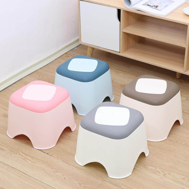 家用方形矮凳成人儿童座椅可叠加加厚仿皮塑料面小板凳简约椅子,住宅家具,矮凳,淘宝优惠券,粉丝福利购,淘宝优惠卷