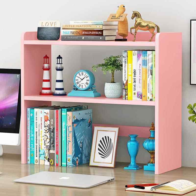 1家书架桌置面物架用收简易学生宿舍桌上纳架子办公室多层小型