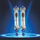 浮标 玻璃平板式 UHZ不锈钢磁翻板液位计透反射双色石英管 电伴热