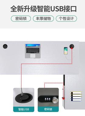 务办公桌椅TAC组合简约现代办公室位职员桌双3财人位桌工白色员工