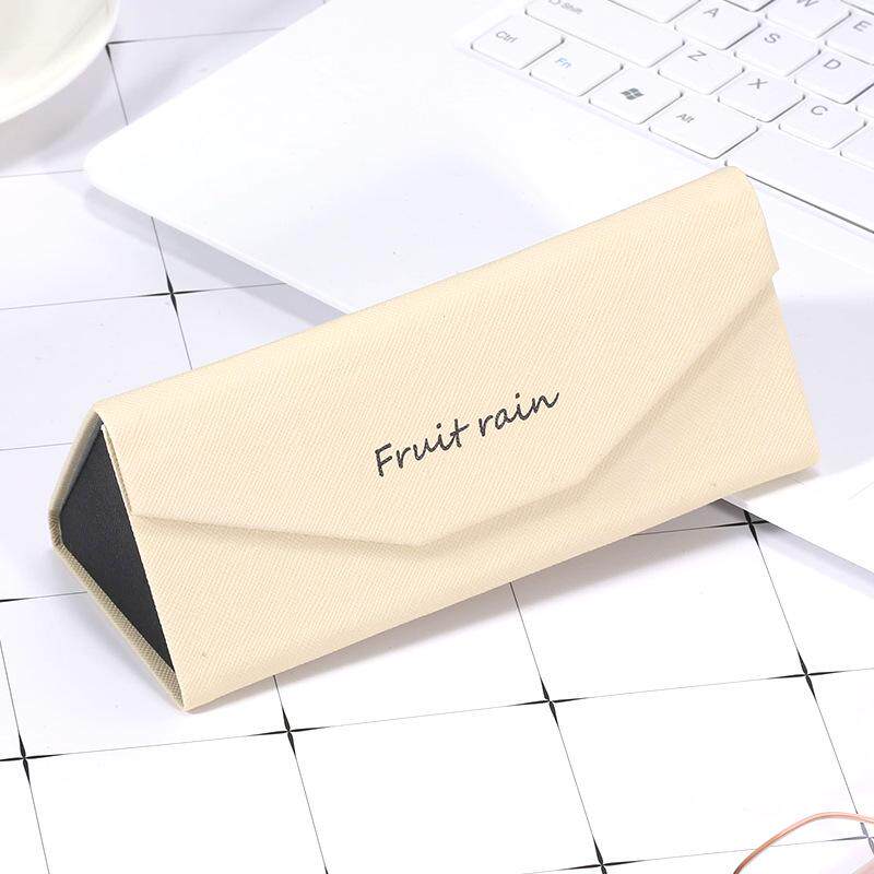 眼镜盒女韩国小清新复古优雅男款折叠便携式可爱眼睛太阳墨镜盒