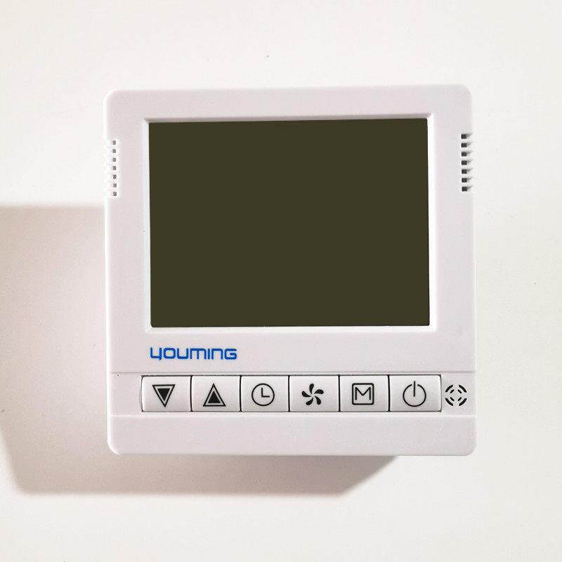 水系统中央空调温控器液晶三速开关控制面板通风机盘管水机线控器