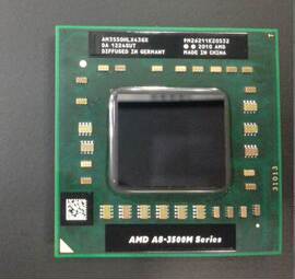 AMD A6-3400M 3420M 3410MX A6 3430MX 笔记本 CPU 四核 PGA 升级