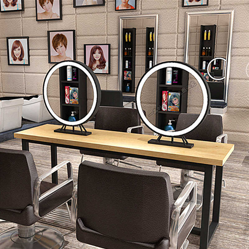 灯三色妆调台式电桌美化妆镜插灯红光面带风镜子led网梳妆台补ins,家庭/个人清洁工具,浴室镜,淘宝优惠券,粉丝福利购,淘宝优惠卷