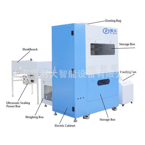 紧凑型冲绒机单头4称电脑定克重轻松日充800条羽绒裤