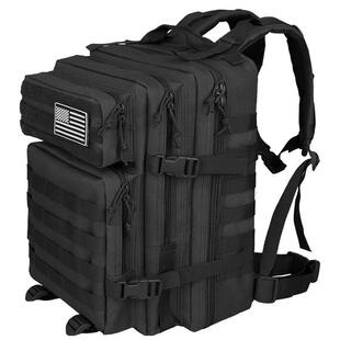 45L Tactical Backpack Large 3 Day Assault Pack Molle Bag Ru
