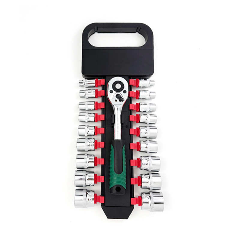 8棘轮19组   挂架3套工具 套筒套筒塑料汽组合 中/飞扳手件套套装