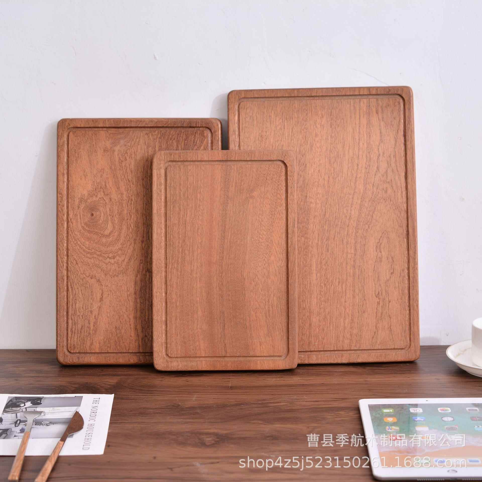 沙比利木牛排菜板乌檀木整木砧板切菜板木质家用厨房案板砧板