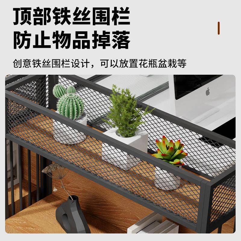 办公室隔断花架花槽铁艺屏风饭厅收店物矮隔饭断置架绿植围栏纳柜