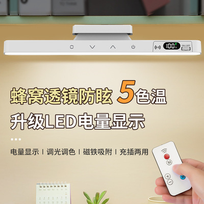 护眼台灯床头高级充电写字灯)