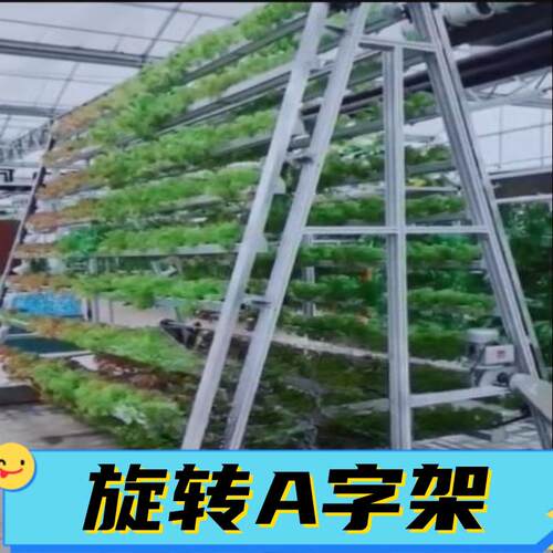 高架多层栽培A字型支架 草莓立体种植旋转A字架温室大棚栽培种植